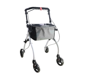 AR-026 Podpórka rehabilitacyjna 4-kołowa aluminiowa. COMPACT