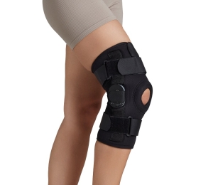 Neoprenowa orteza stawu kolanowego z regulacją kąta zgięcia – wciągana AR-A-825