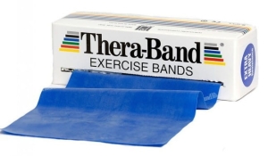 Taśma rehabilitacyjna 5,5 m niebieska, extra mocna Thera Band®