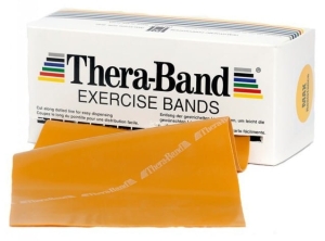 Taśma rehabilitacyjna 5,5 m złota, maksymalnie mocna Thera Band®