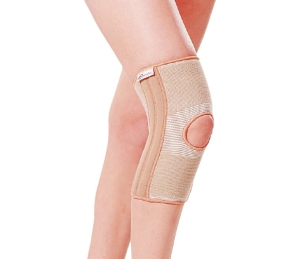 Tkaninowa orteza stawu kolanowego ze wzmocnieniami