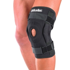 Owijany usztywniacz kolana z zawiasami MUELLER