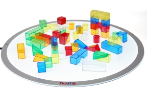 Kolorowe klocki konstrukcyjne 50 szt.