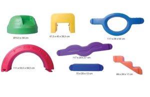 Duży tor przeszkód dla dzieci