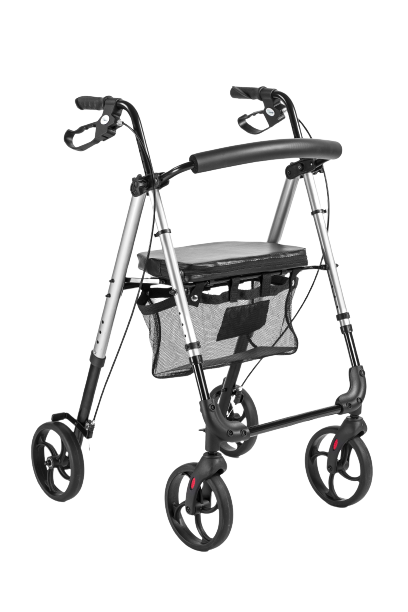 Stabilizujący balkonik inwalidzki z koszykiem