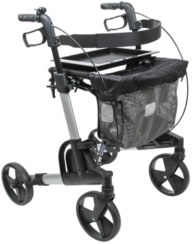 Balkonik dla osoby starszej 4-kołowy